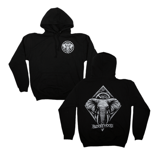 Gears Hoodie - Black image 0
