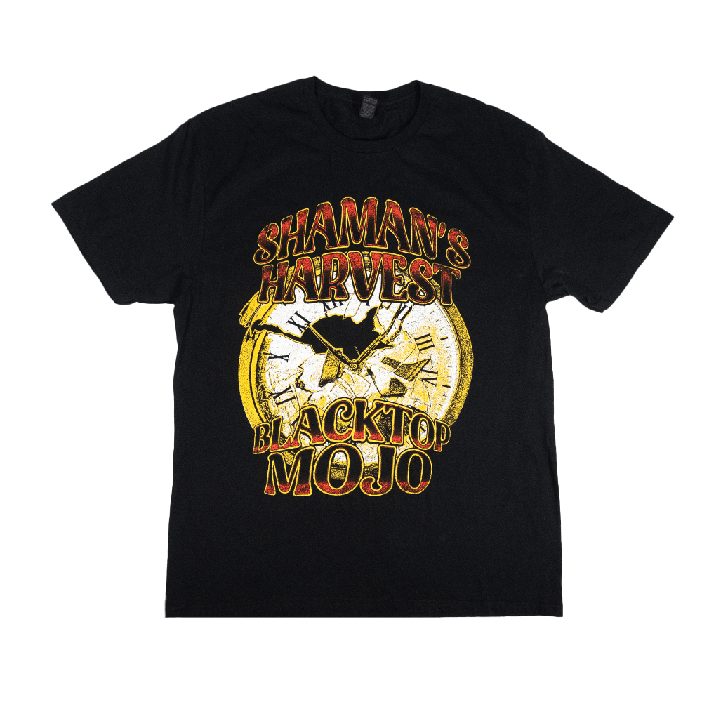 Blacktop Mojo x Shamans Harvest UK/IRE 25 Tour T-Shirt - Black image 1