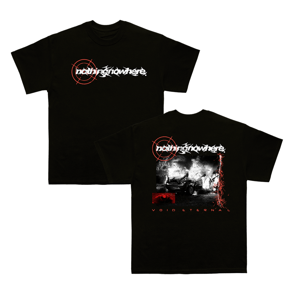 Burning Car Tee - Black image 0
