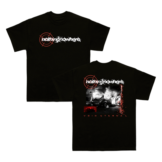 Burning Car Tee - Black image 0