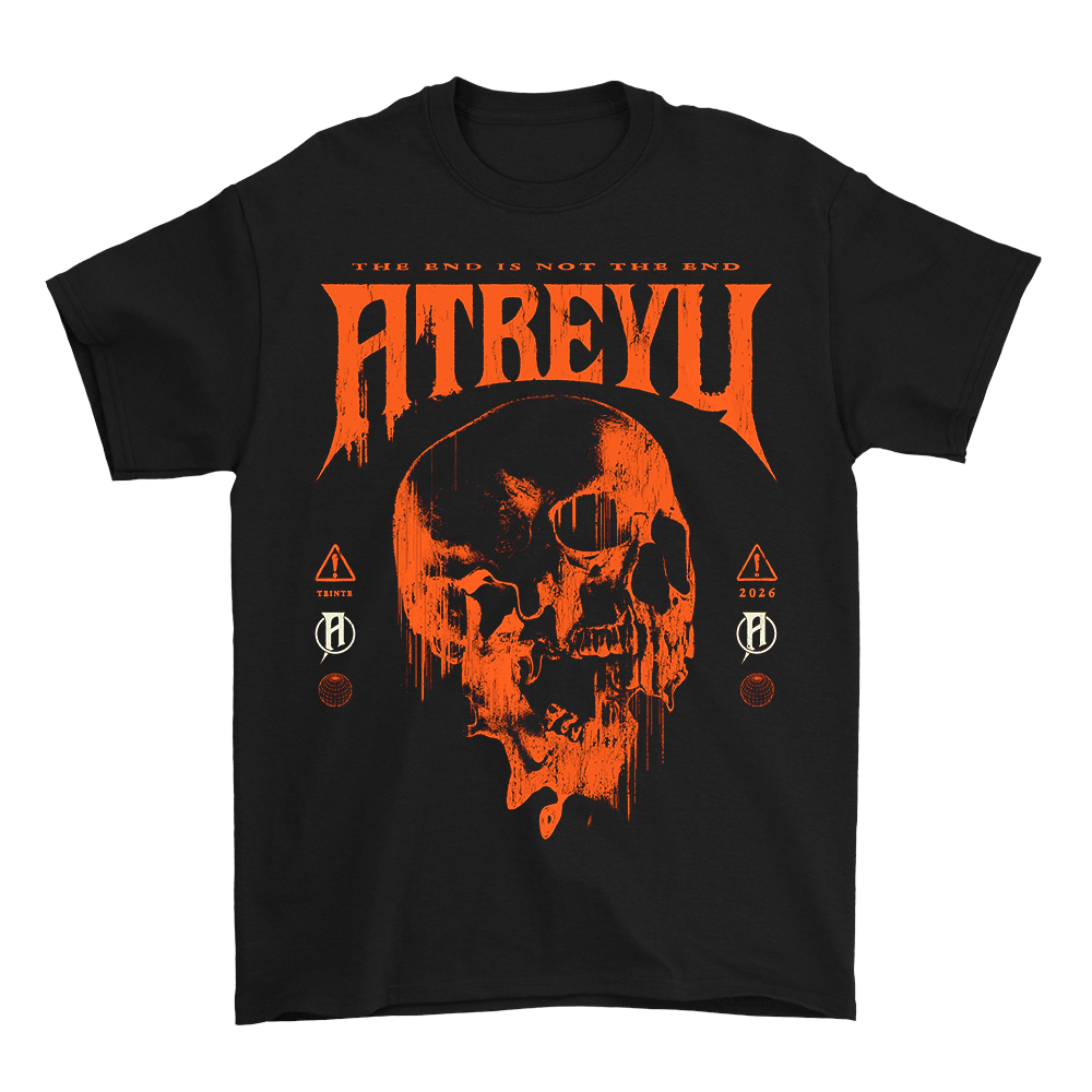 Melting Skull Tee - Black image 0