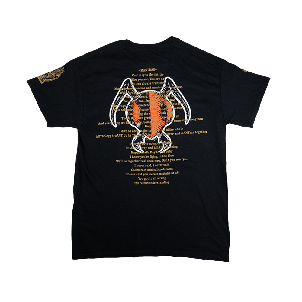 Mantras Lyric Tee - Black image 6