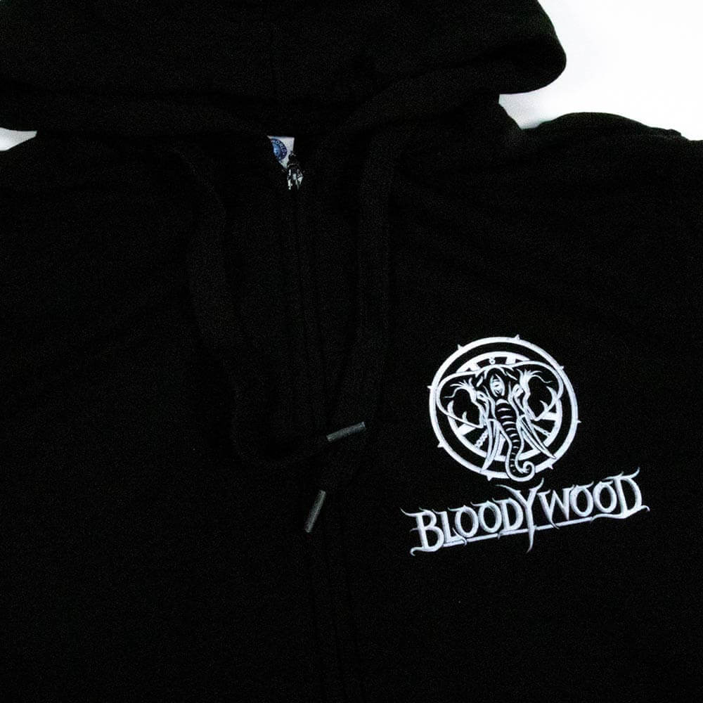 Warpaint Zip Hoodie - Black image 2