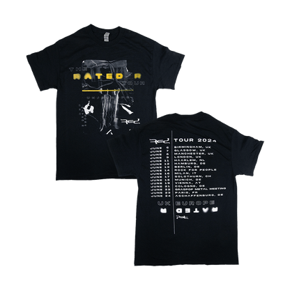 Rated R UK/EU 2024 Tour T-Shirt - Black image 0
