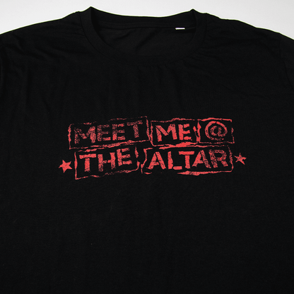Red Logo T-Shirt - Black image 1