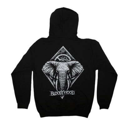 Gears Hoodie - Black image 3