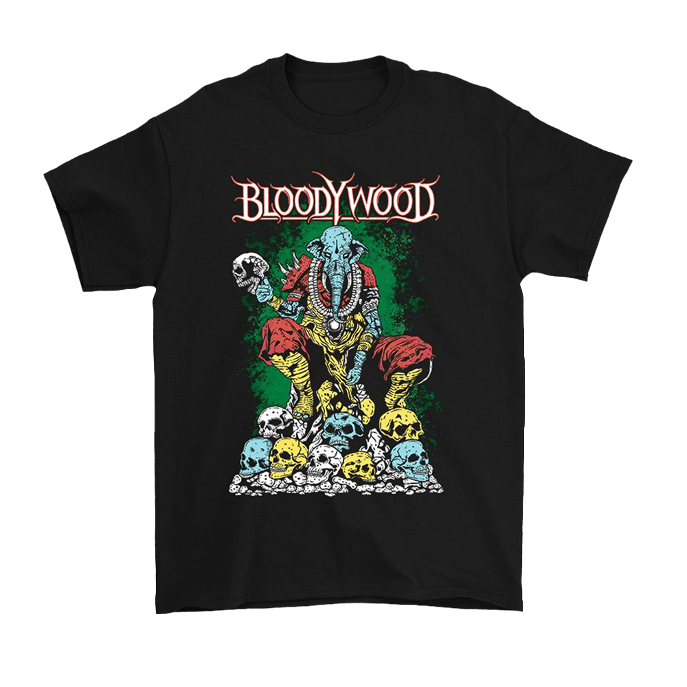Elephant Skull T-Shirt - Black image 0