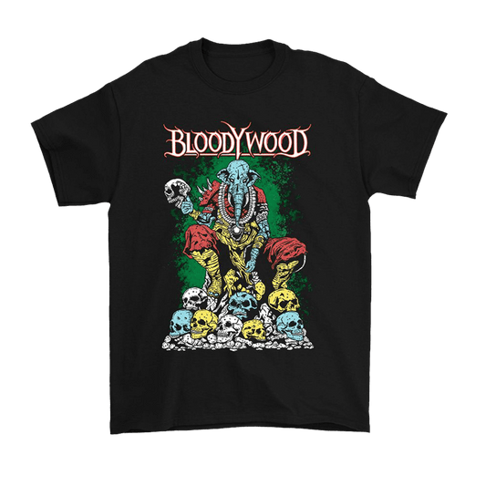 Elephant Skull T-Shirt - Black image 0