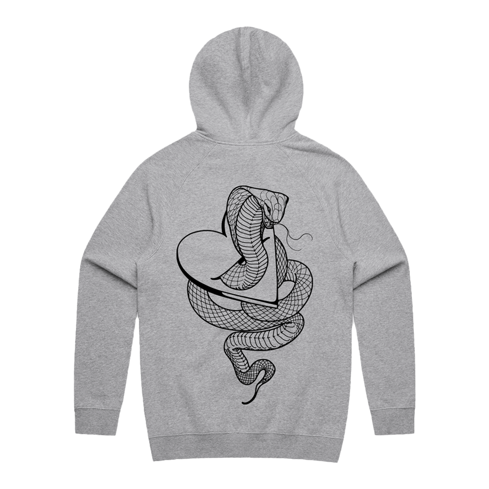 Eat Your Heart Out Hoodie - Grey image 1