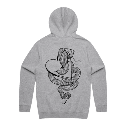 Eat Your Heart Out Hoodie - Grey image 1