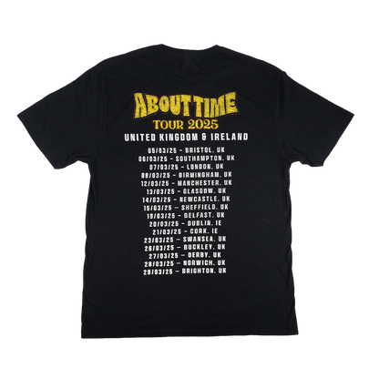 Blacktop Mojo x Shamans Harvest UK/IRE 25 Tour T-Shirt - Black image 3
