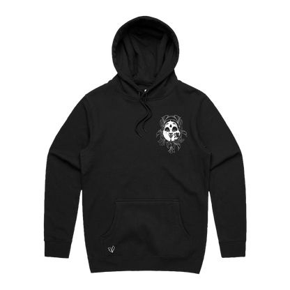 Green Eyed Demon Hoodie - Black image 0