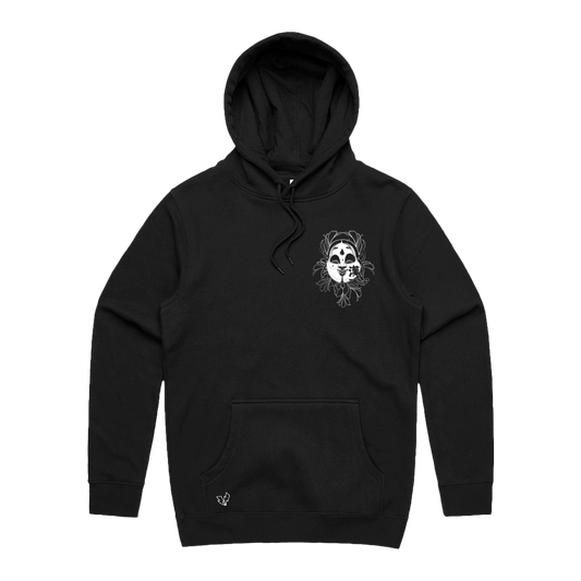 Green Eyed Demon Hoodie - Black image 0