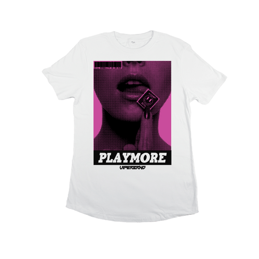 PLAYMORE Tee - White (Longline) image 0