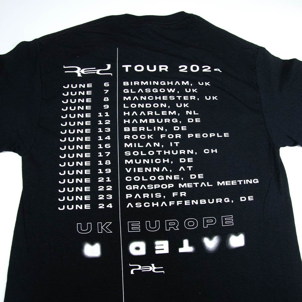 Rated R UK/EU 2024 Tour T-Shirt - Black image 5