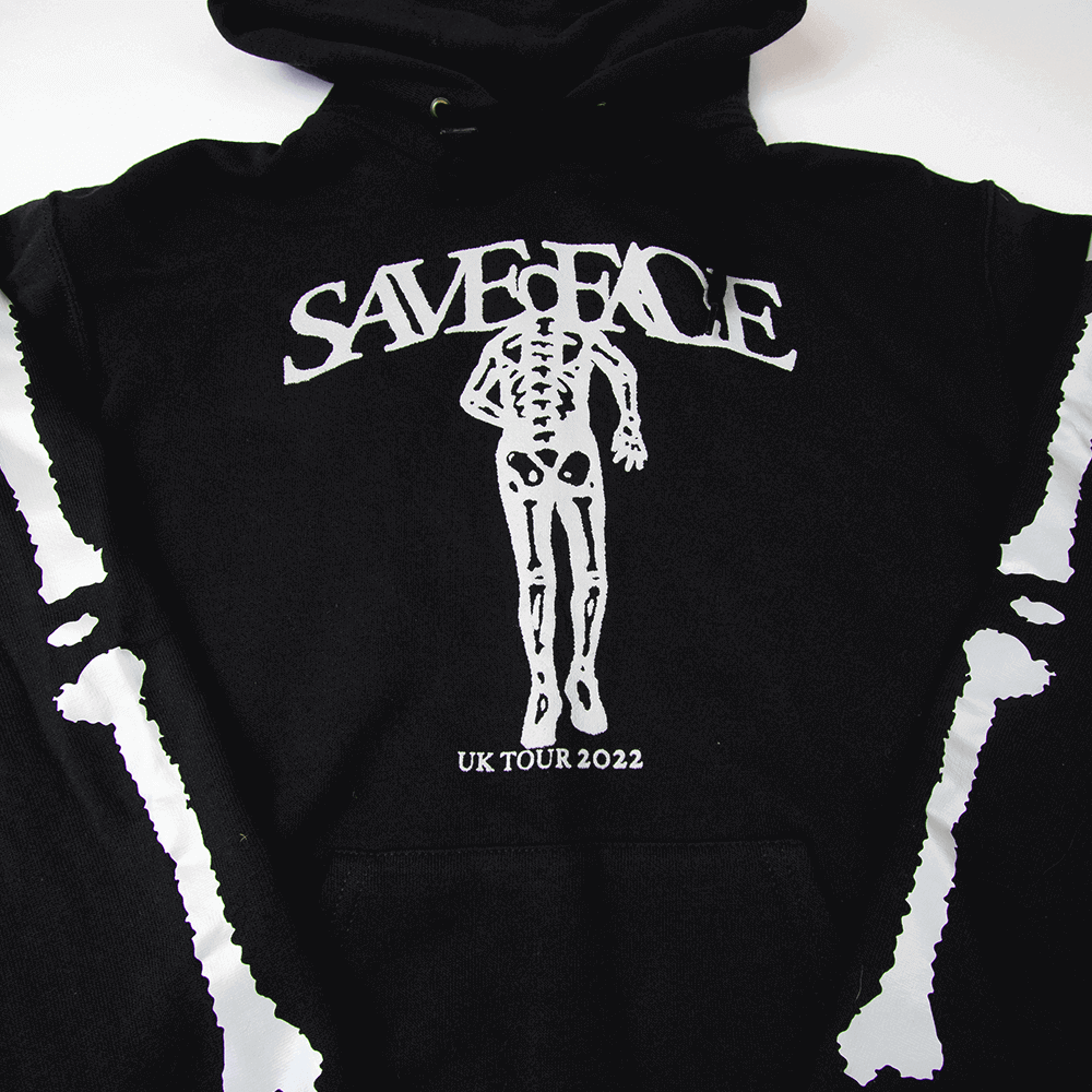 Skeleton Hoodie - Black image 1