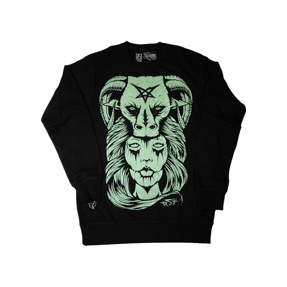 Baphomet Crewneck - Black image 0