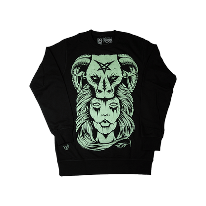 Baphomet Crewneck - Black image 0
