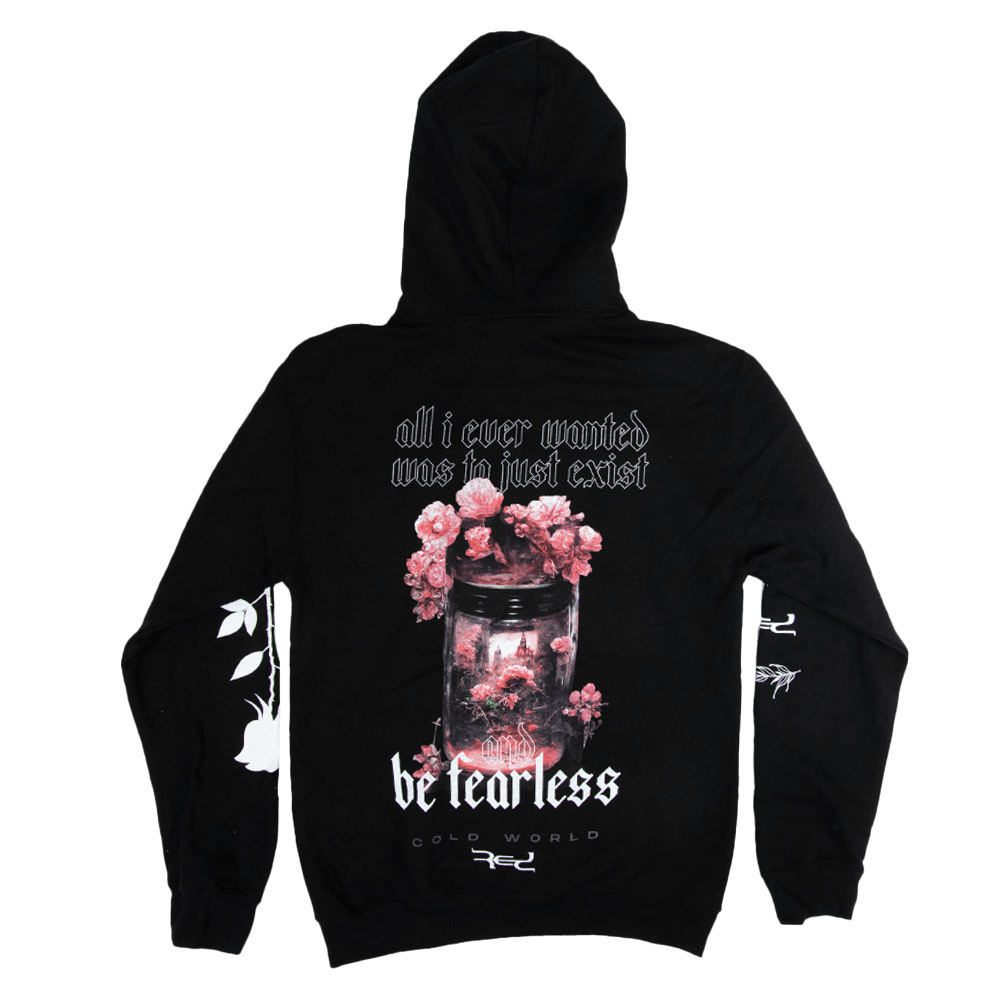 Cold World Hoodie - Black image 6