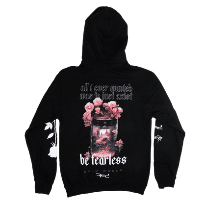 Cold World Hoodie - Black image 6