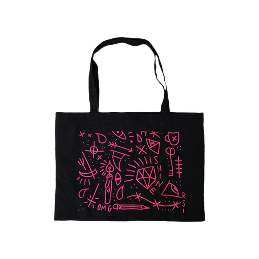 Lightning Shopper Bag - Black image 0
