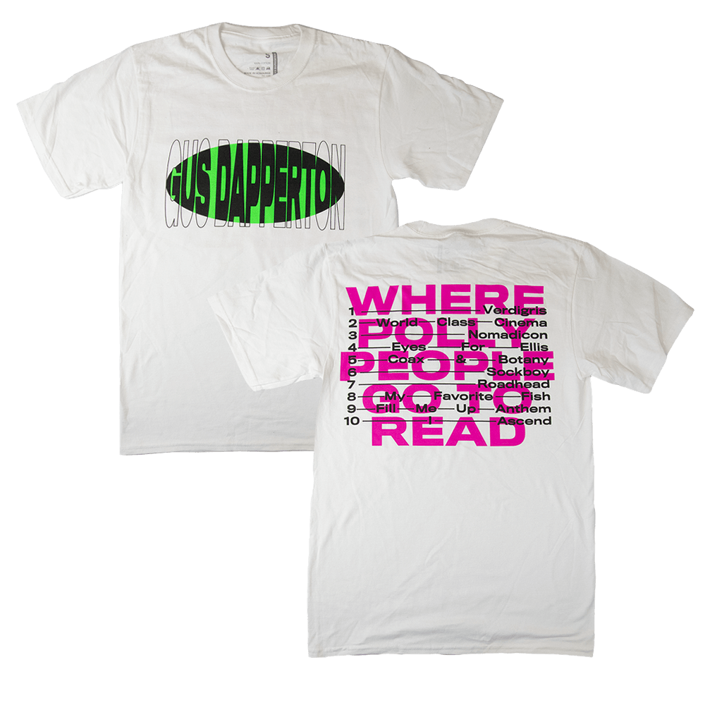 WPPGTR Tracklist Tee - White image 0