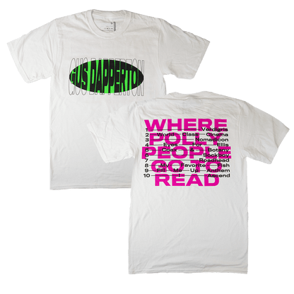 WPPGTR Tracklist Tee - White image 0