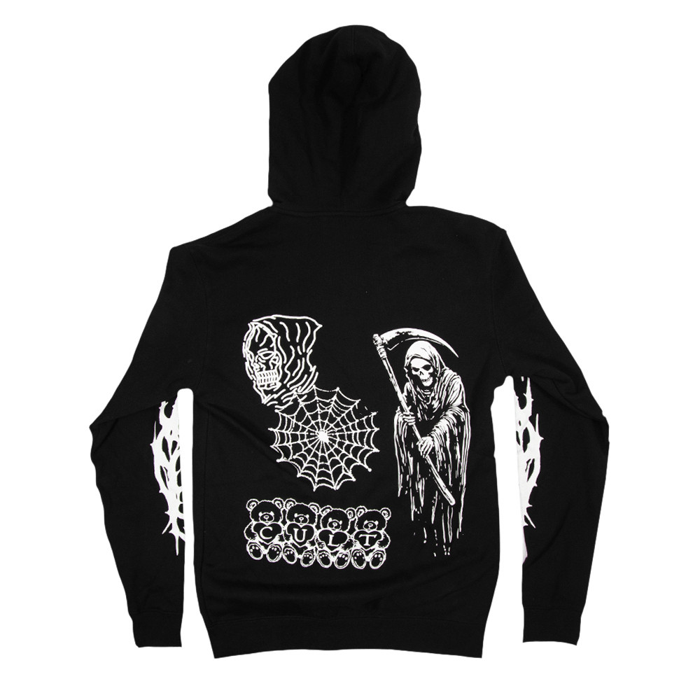 Cult Zip Hoodie - Black image 3