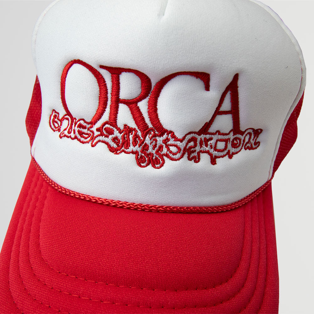 Orca Trucker Cap - White/Red image 1