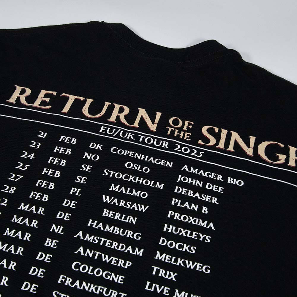 EU/UK Tour 2025 Tee - Black image 4