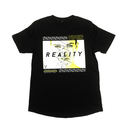 Reality Tee - Yellow/Black (Longline) image 0