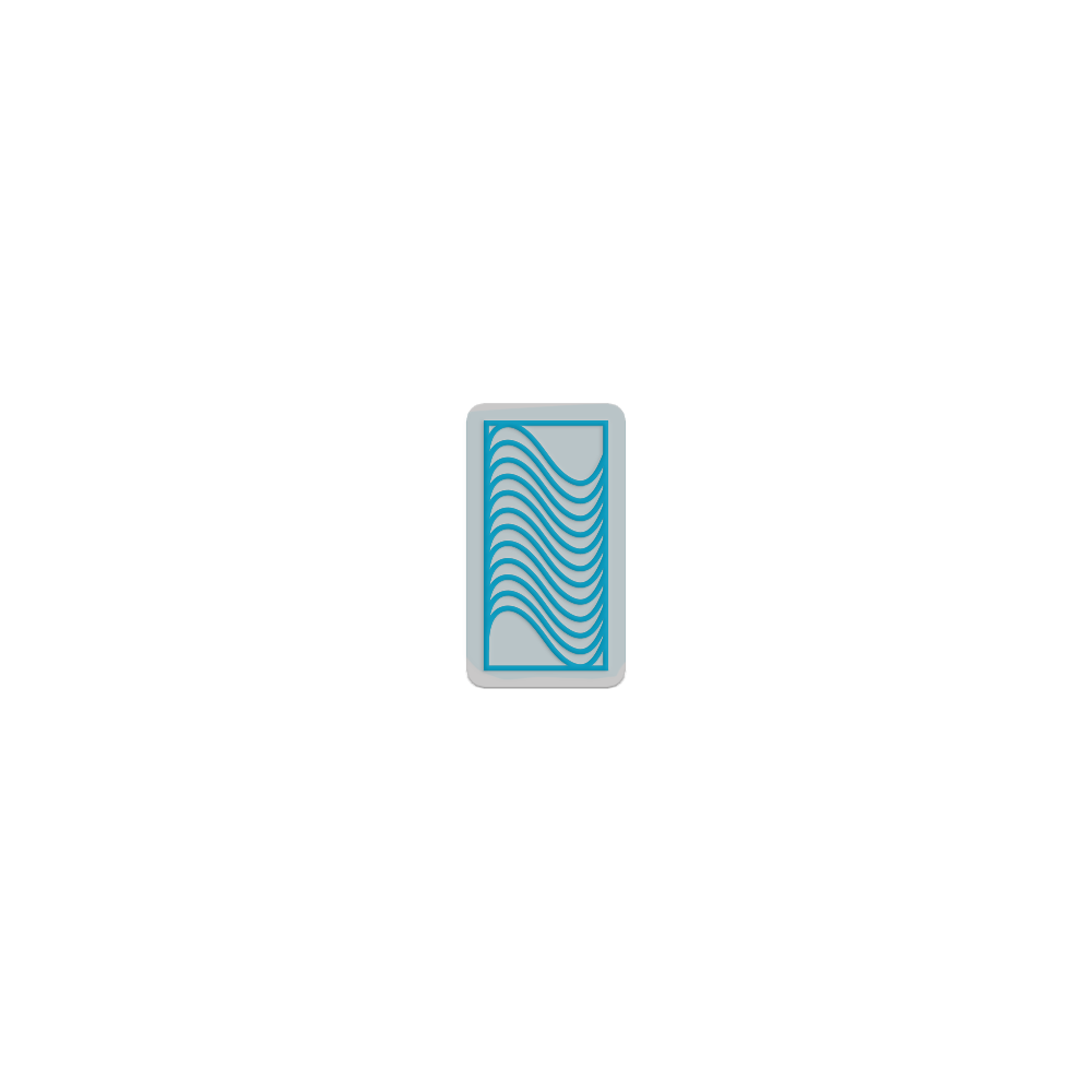 Waves Pin Badge image 0