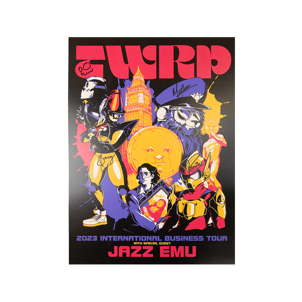 2023 IB Tour Poster - Black (Signed) image 0