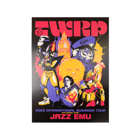2023 IB Tour Poster - Black (Signed) image 0