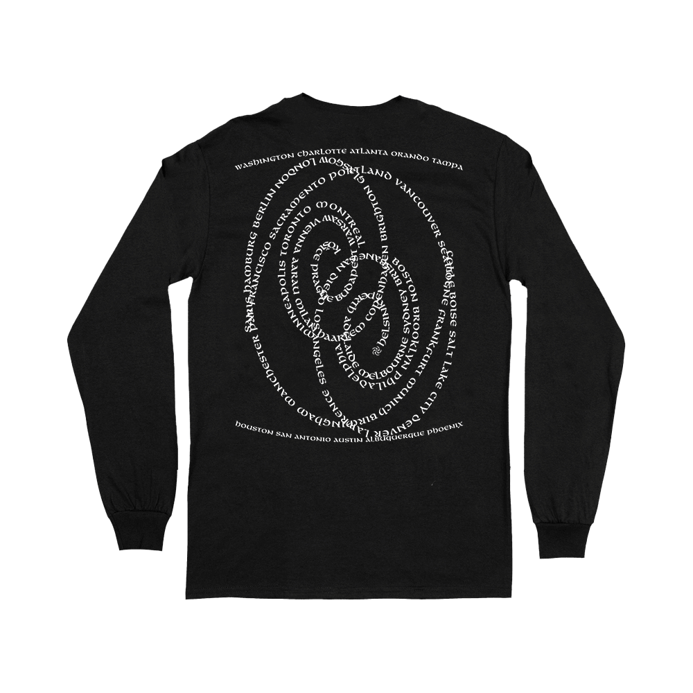 Body Tour Dates Longsleeve - Black image 2