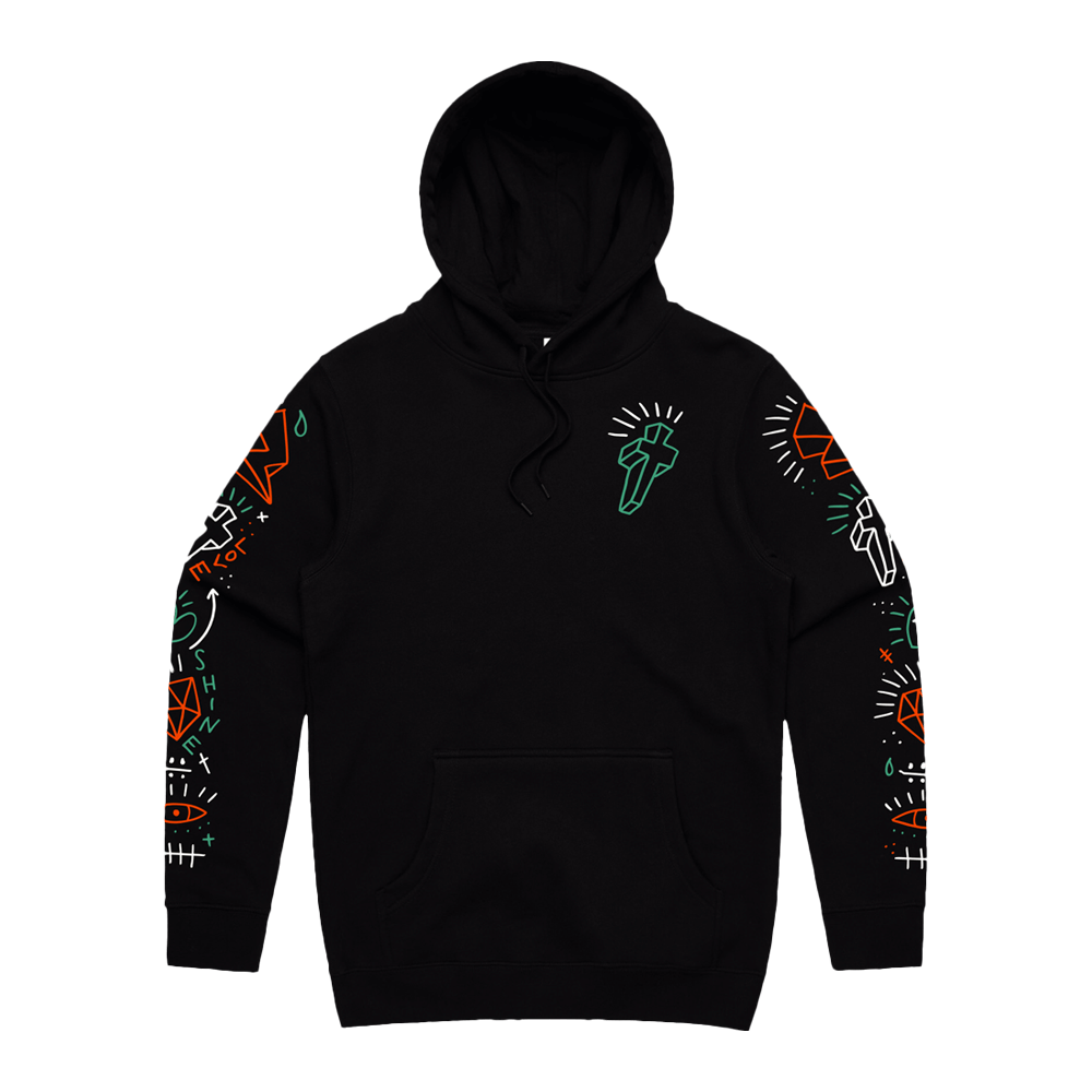 Love Hurts Hoodie - Black image 0