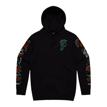 Love Hurts Hoodie - Black image 0
