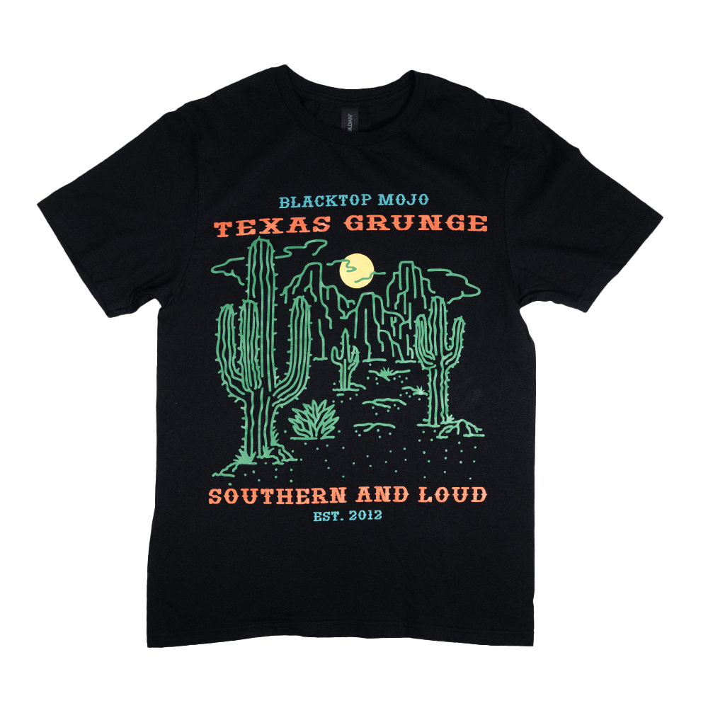 Texas Grunge Tee - Black image 0