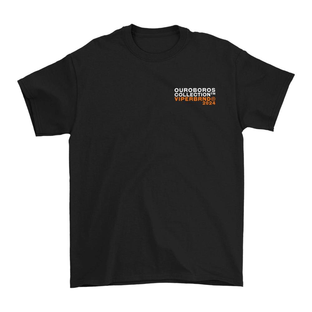 Ouroboros Tee - Orange/Black image 1