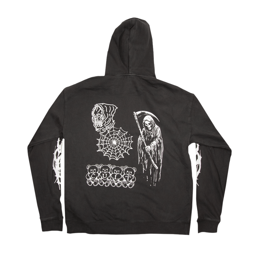 Cult Zip Hoodie - Faded Grey image 3