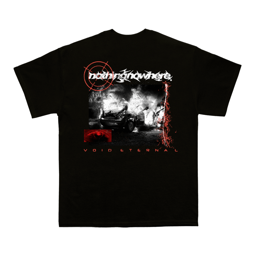 Burning Car Tee - Black image 2