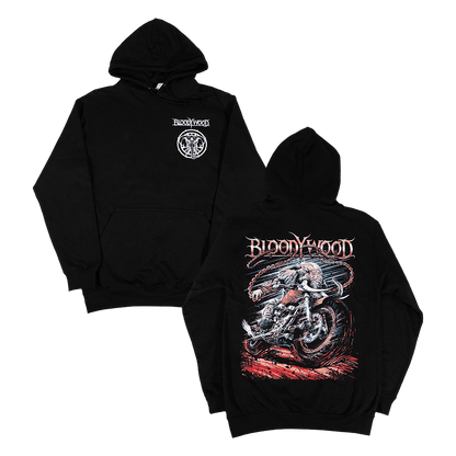 Motorbike Hoodie - Black image 0
