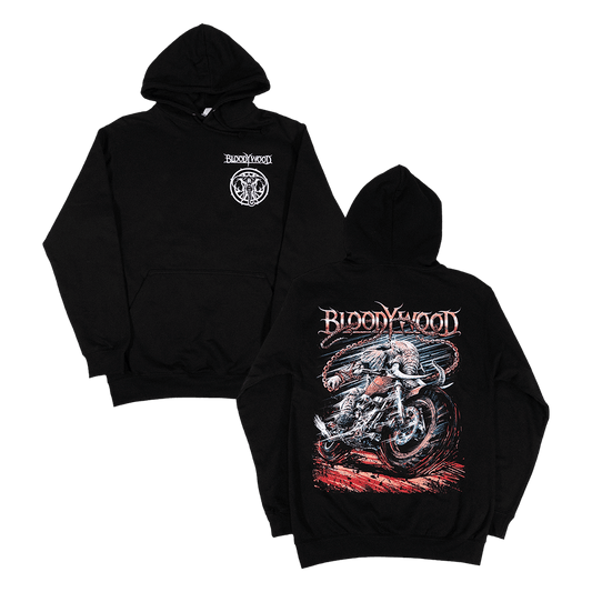 Motorbike Hoodie - Black image 0