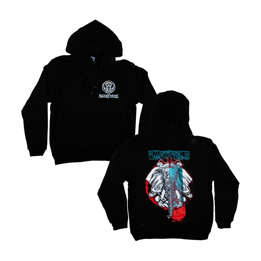 Warpaint Zip Hoodie - Black image 0