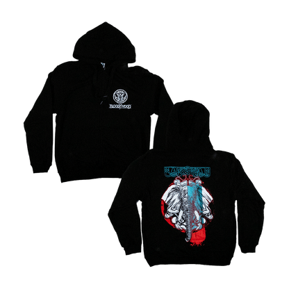 Warpaint Zip Hoodie - Black image 0