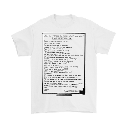 A to Z Sunshine Pints Tee - White