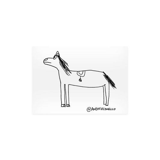 Day 1 Horse Postcard