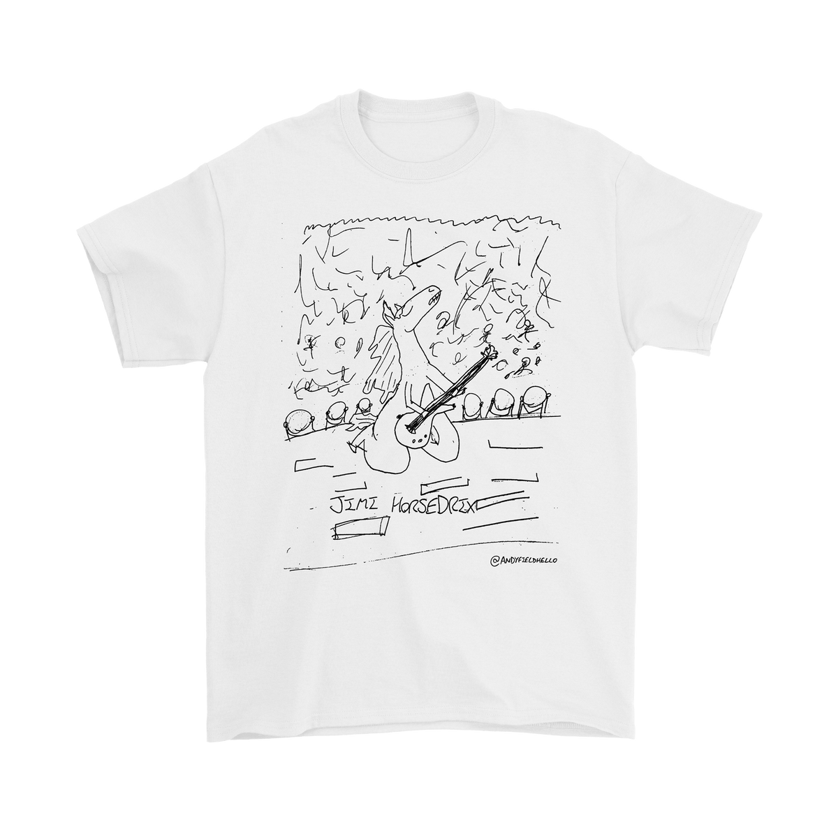 Jimi Horsedrix Tee - White