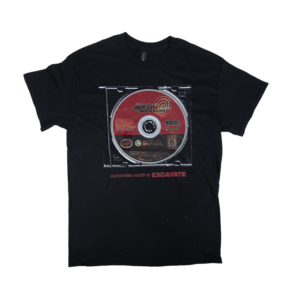 The Rockband Shadow T-Shirt - Black