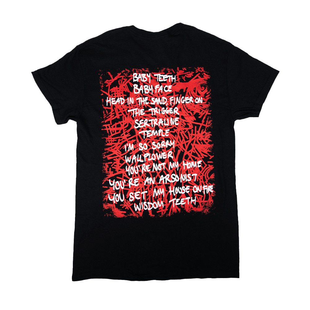 Babyface In Full T-Shirt - Black
